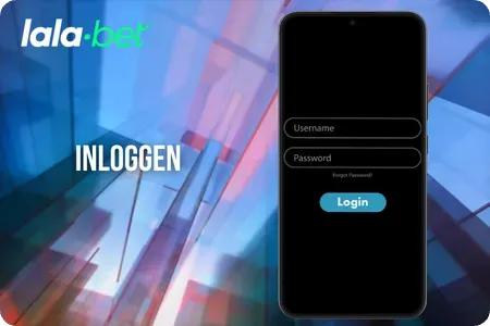 Inloggen bij Lalabet  account is aangemaakt