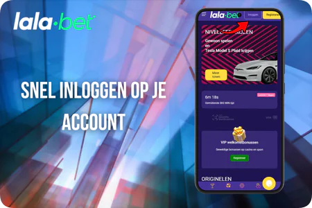 Snel inloggen op je account LalaBet